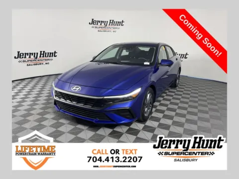 Blue 2024 Hyundai Elantra SEL for sale in Salisbury, NC