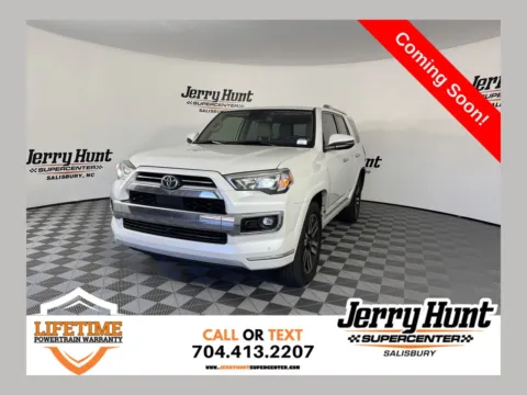 White 2024 Toyota 4Runner Limited for sale in Salisbury, NC