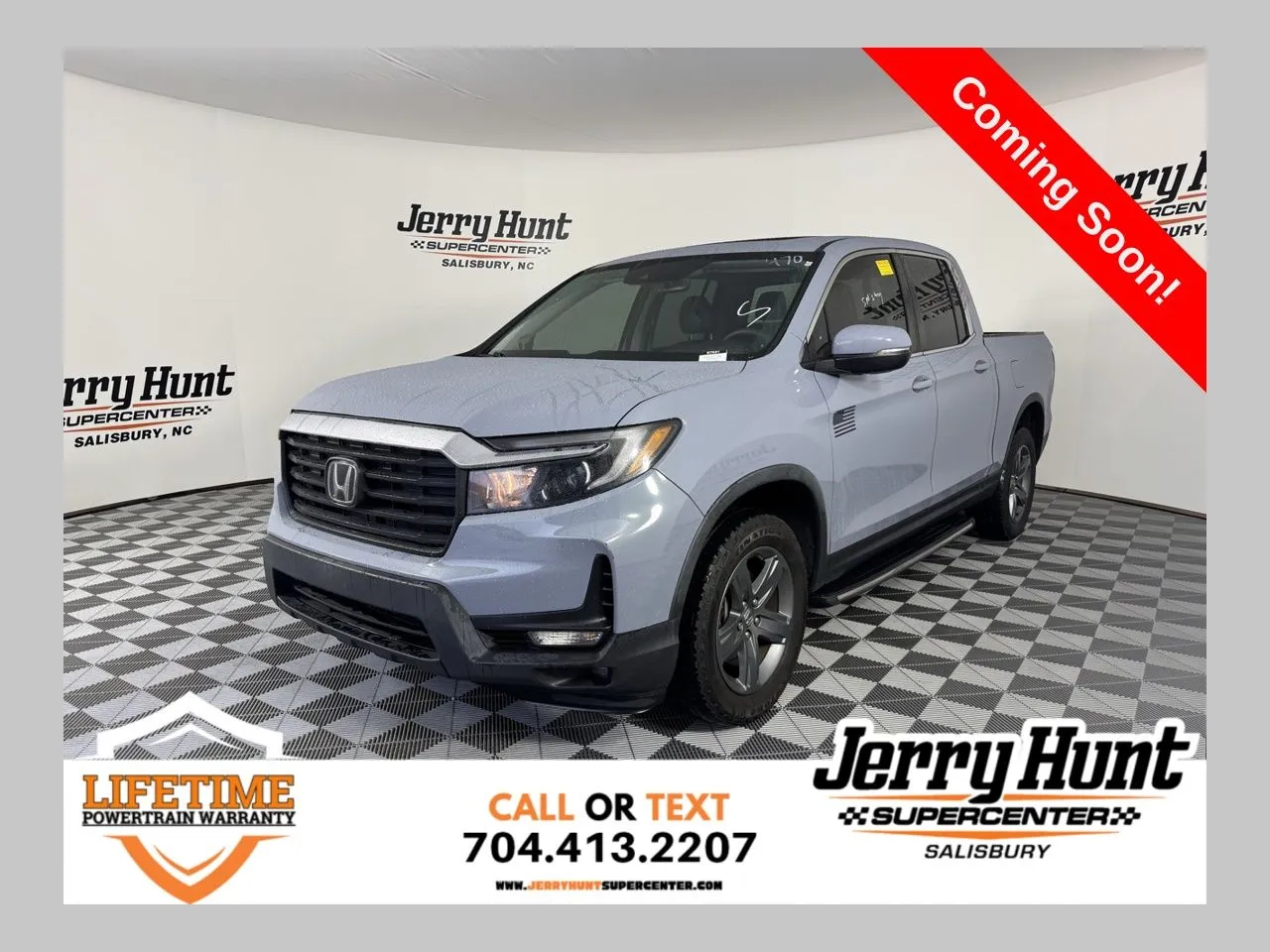 Gray 2022 Honda Ridgeline RTL for sale in Salisbury, NC