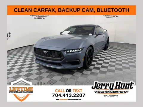 Blue 2024 Ford Mustang EcoBoost Premium for sale in Salisbury, NC