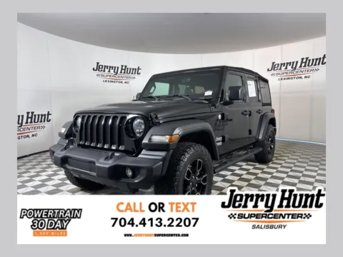 Black 2019 Jeep Wrangler Unlimited Sport S for sale in Salisbury, NC