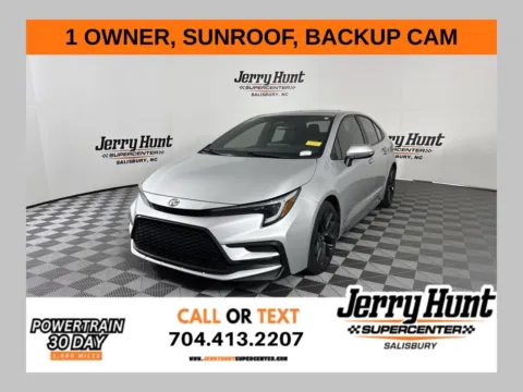 Silver 2023 Toyota Corolla XSE for sale in Salisbury, NC