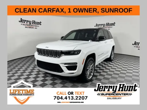 White 2025 Jeep Grand Cherokee Summit for sale in Salisbury, NC