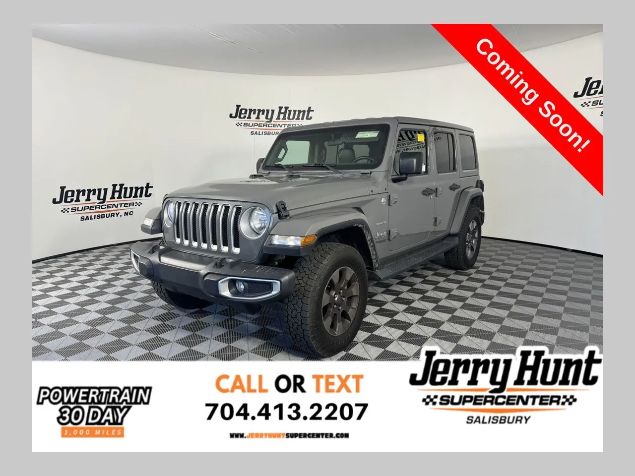 Gray 2018 Jeep Wrangler Unlimited Sahara for sale in Salisbury, NC