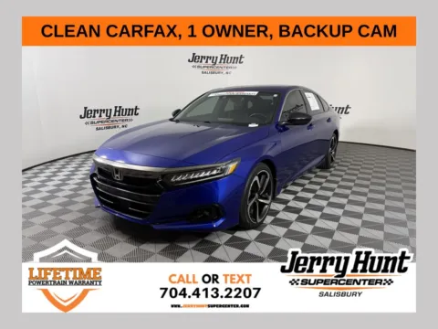 Blue 2022 Honda Accord Sport for sale in Salisbury, NC