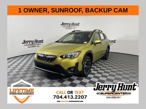 Yellow 2021 Subaru Crosstrek Premium for sale in Salisbury, NC
