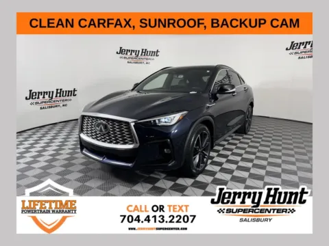 Blue 2023 INFINITI QX55 ESSENTIAL for sale in Salisbury, NC