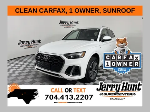 White 2024 Audi Q5 45 S line Premium for sale in Salisbury, NC