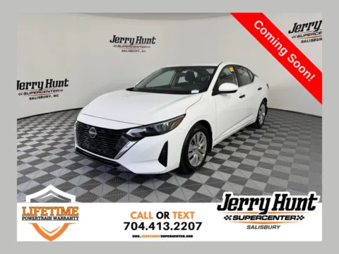 White 2025 Nissan Sentra S for sale in Salisbury, NC