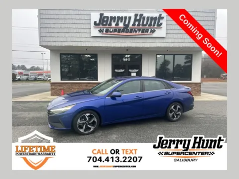Blue 2021 Hyundai Elantra Limited for sale in Salisbury, NC