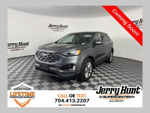 Gray 2024 Ford Edge Titanium for sale in Salisbury, NC