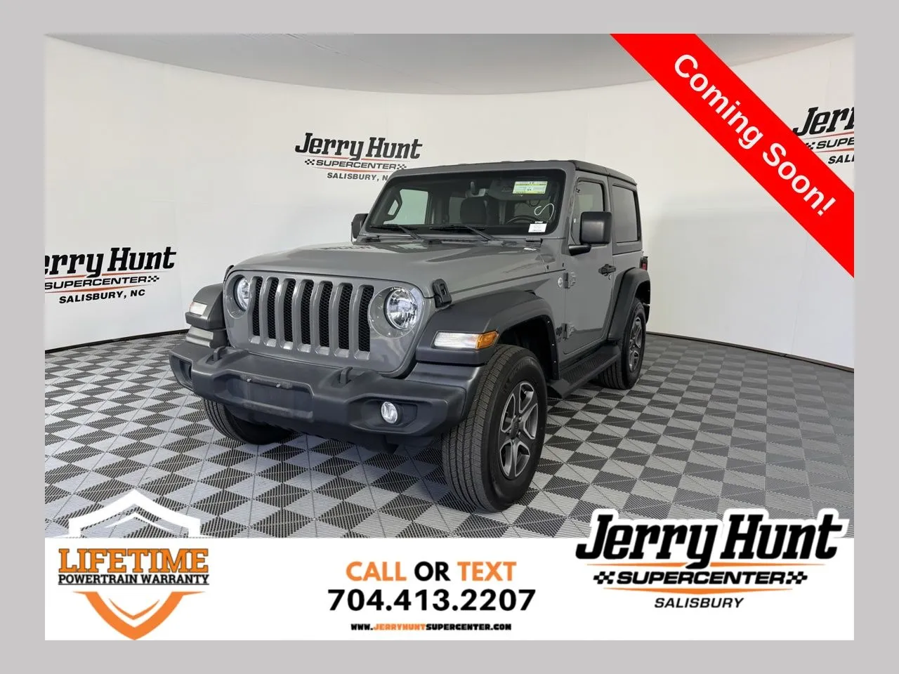 Gray 2021 Jeep Wrangler Sport for sale in Salisbury, NC