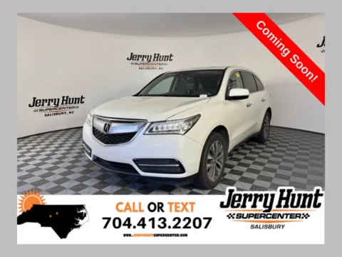 White 2016 Acura MDX 3.5L for sale in Salisbury, NC