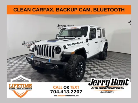 White 2022 Jeep Wrangler Unlimited Rubicon 4xe for sale in Salisbury, NC