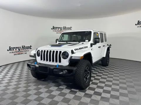 White 2022 Jeep Wrangler Unlimited Rubicon 4xe for sale in Salisbury, NC