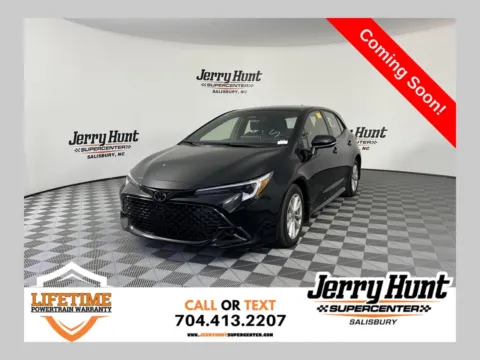 Black 2023 Toyota Corolla Hatchback SE for sale in Salisbury, NC