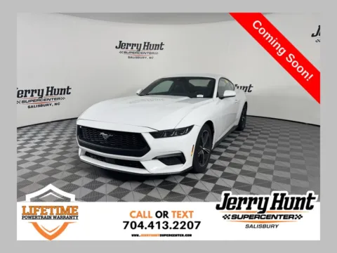 White 2025 Ford Mustang EcoBoost Premium for sale in Salisbury, NC