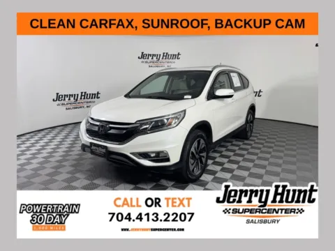 White 2015 Honda CR-V Touring for sale in Salisbury, NC