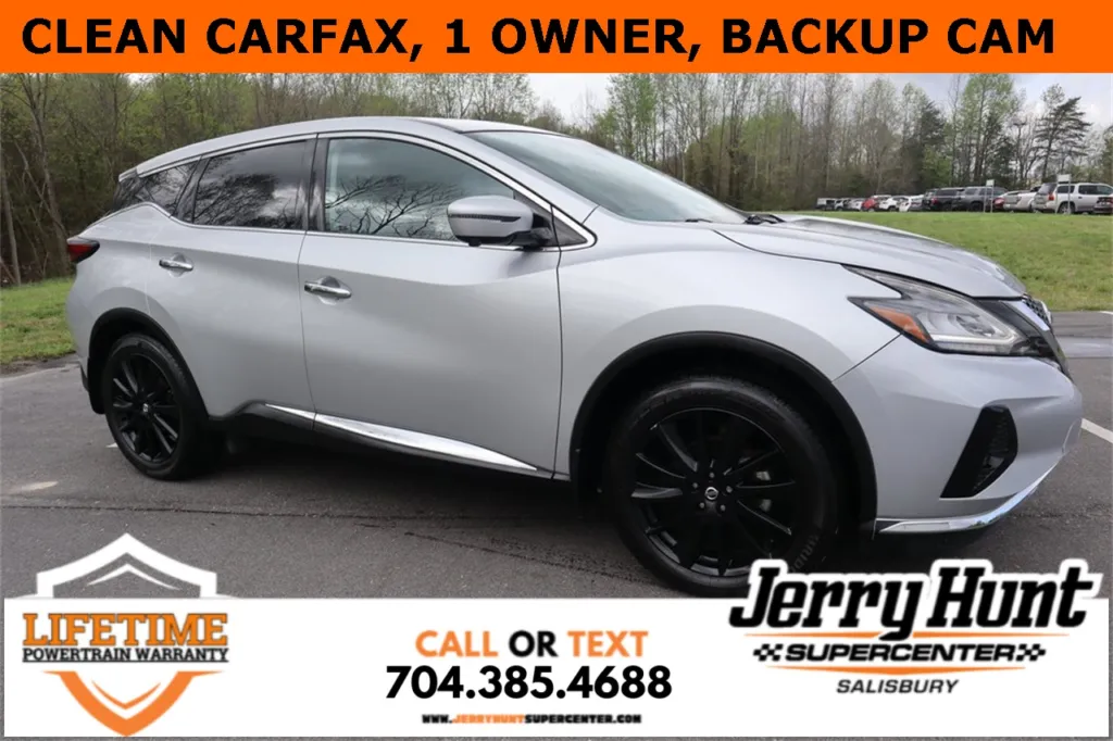 Used 2021 Nissan Murano SL for sale in Salisbury, NC at Jerry Hunt