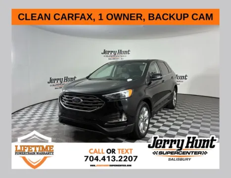 Black 2024 Ford Edge Titanium for sale in Salisbury, NC