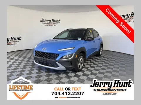 Blue 2022 Hyundai Kona SEL for sale in Salisbury, NC