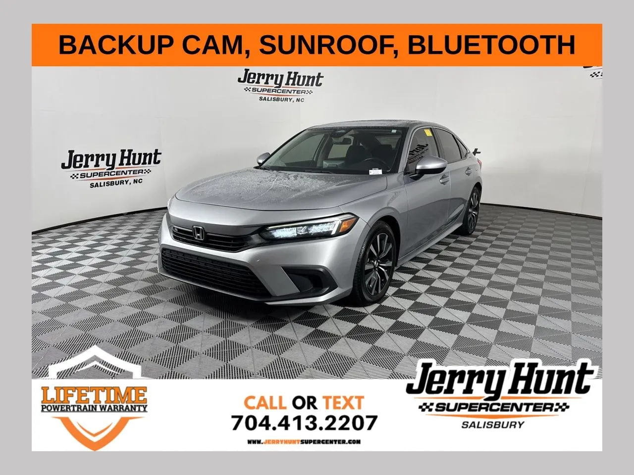 Black 2022 Honda Civic EX for sale in Salisbury, NC