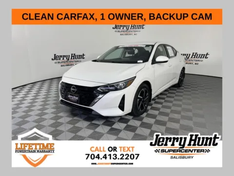 White 2024 Nissan Sentra SV for sale in Salisbury, NC