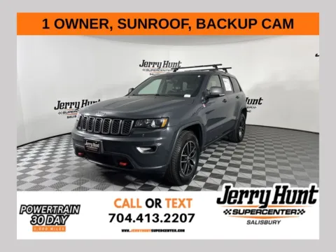Gray 2017 Jeep Grand Cherokee Trailhawk for sale in Salisbury, NC