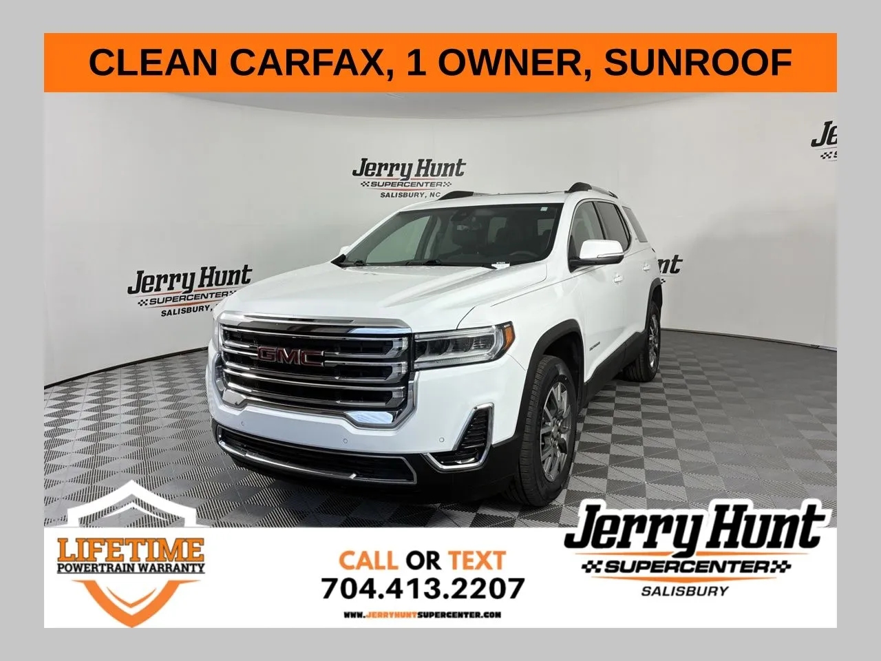 White 2023 GMC Acadia SLE for sale in Salisbury, NC