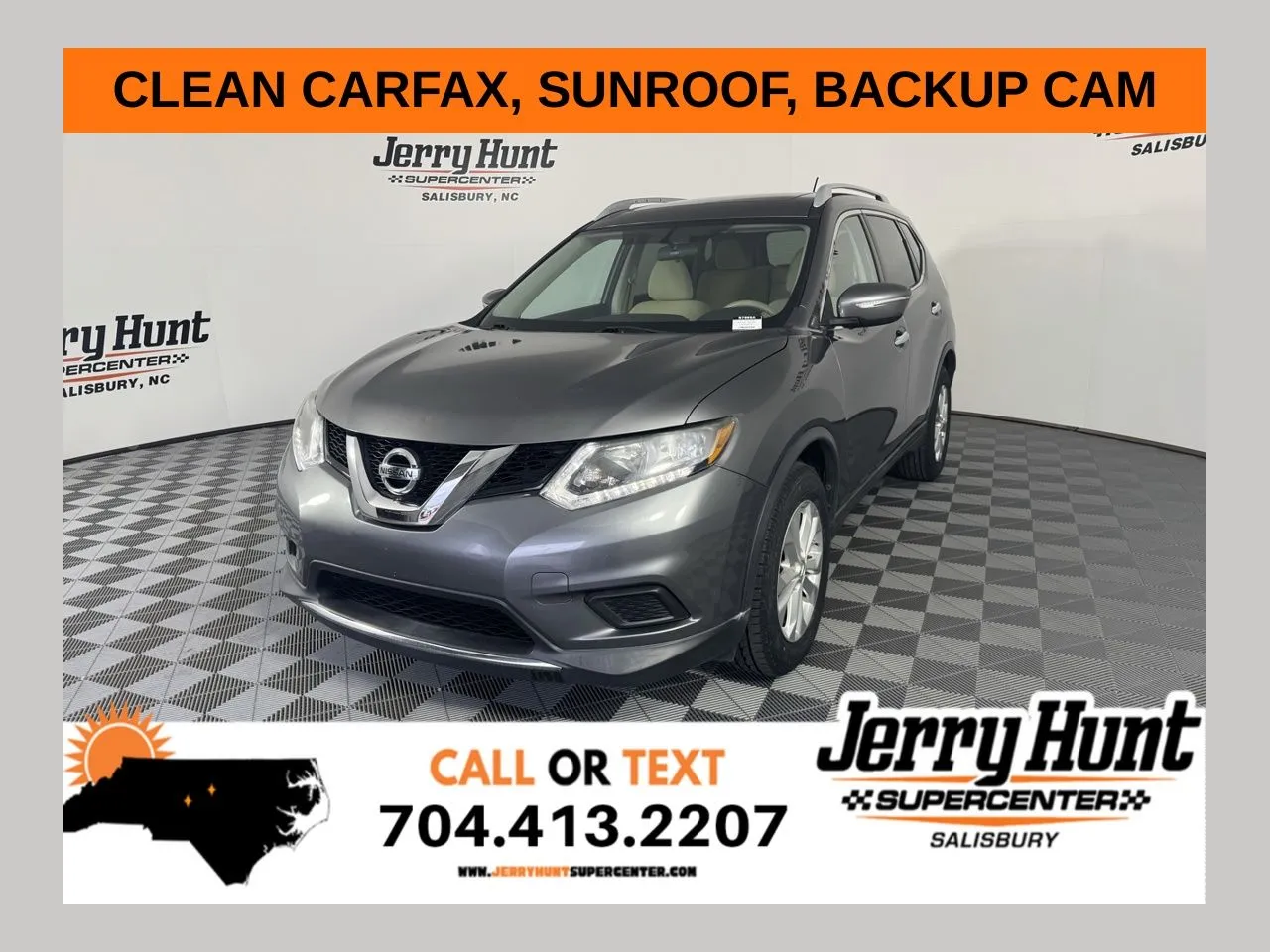 Gray 2014 Nissan Rogue SV for sale in Salisbury, NC