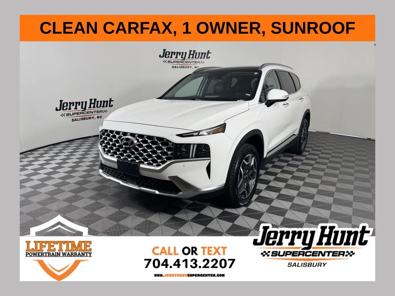 White 2023 Hyundai Santa Fe Plug-In Hybrid Limited for sale in Salisbury, NC