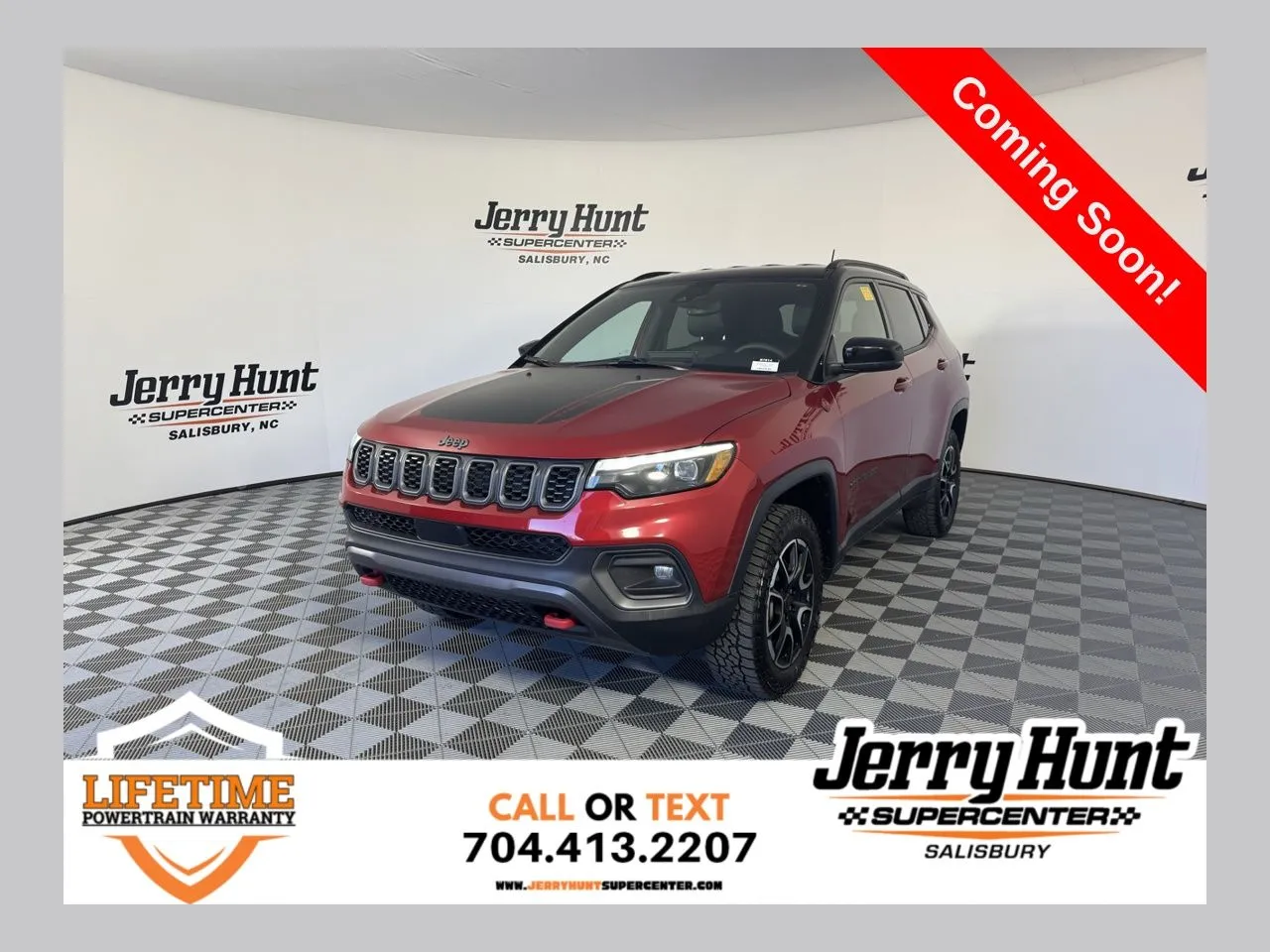 Red 2025 Jeep Compass Trailhawk for sale in Salisbury, NC