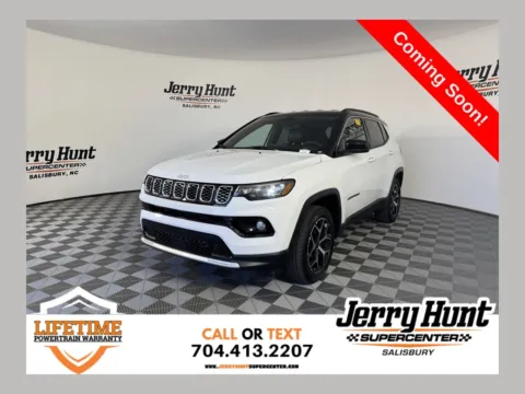 White 2025 Jeep Compass Limited for sale in Salisbury, NC