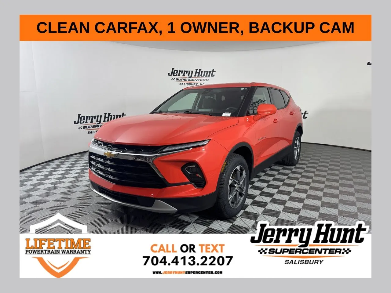 Orange 2025 Chevrolet Blazer LT for sale in Salisbury, NC