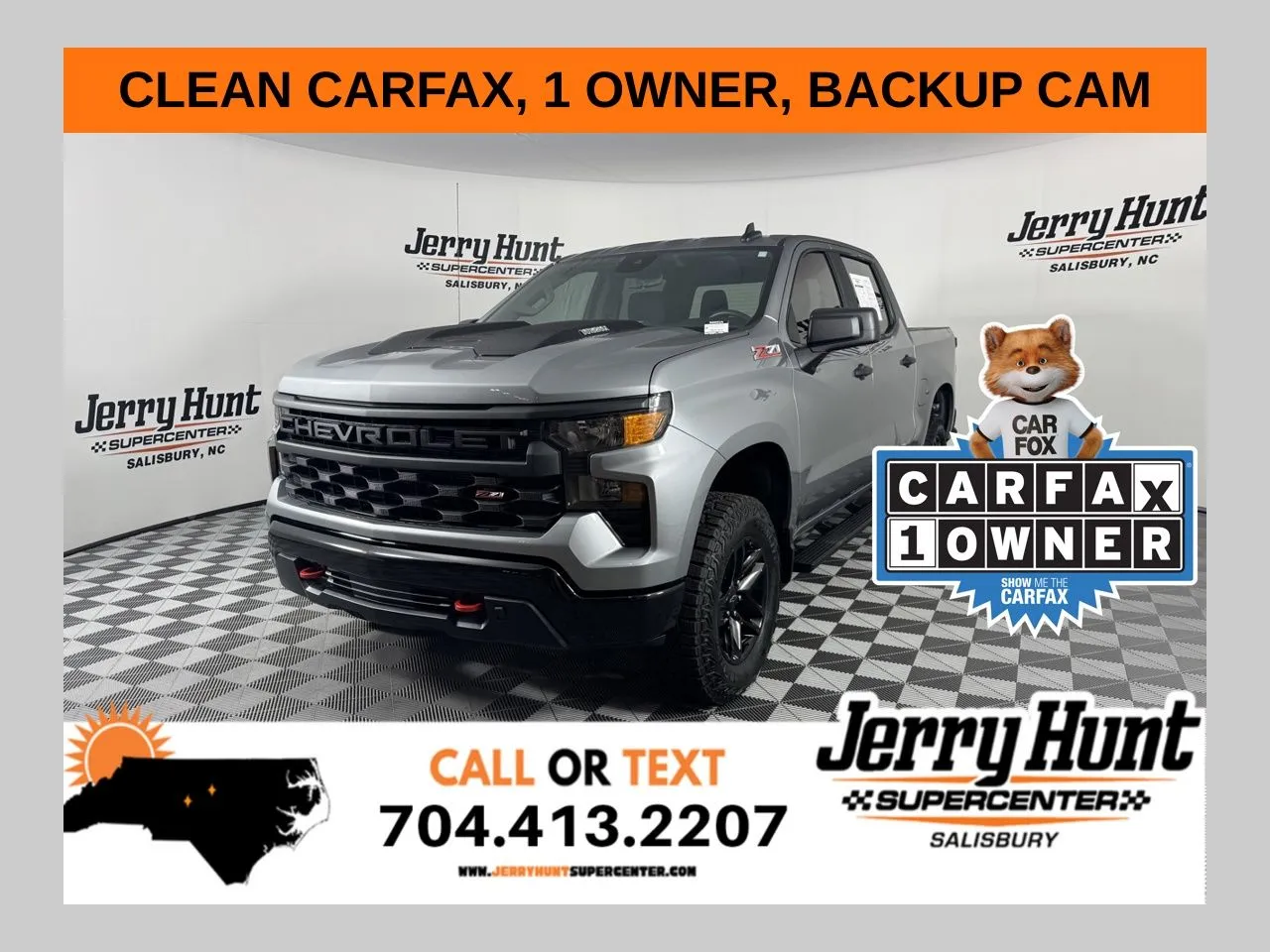 Gray 2026 Chevrolet Silverado 1500 Custom Trail Boss for sale in Salisbury, NC