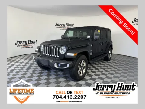 Black 2022 Jeep Wrangler Unlimited Sahara for sale in Salisbury, NC