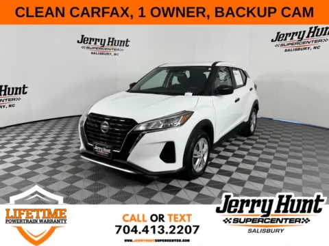 White 2021 Nissan Kicks S for sale in Salisbury, NC