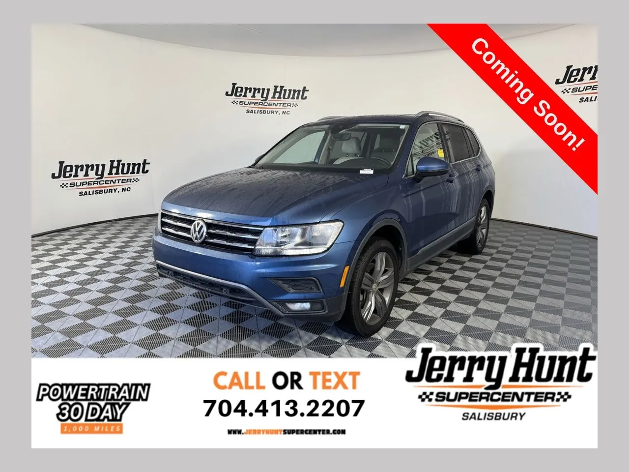 Blue 2020 Volkswagen Tiguan 2.0T SEL for sale in Salisbury, NC