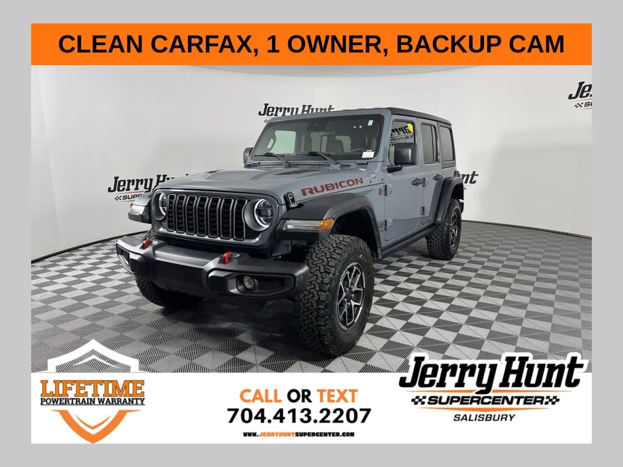 Gray 2025 Jeep Wrangler Rubicon for sale in Salisbury, NC