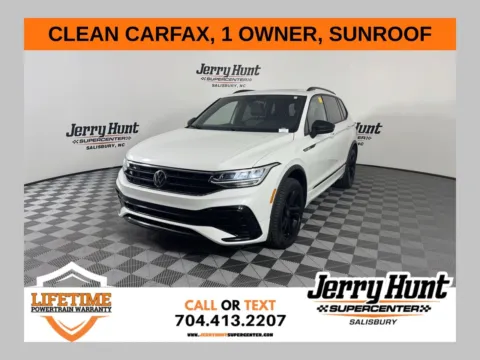 White 2024 Volkswagen Tiguan 2.0T SE R-Line Black for sale in Salisbury, NC