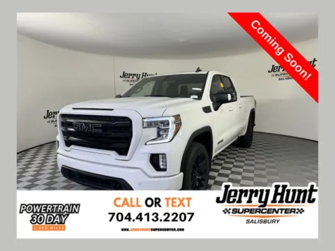 White 2021 GMC Sierra 1500 Elevation for sale in Salisbury, NC
