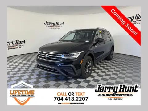 Black 2022 Volkswagen Tiguan 2.0T SE for sale in Salisbury, NC