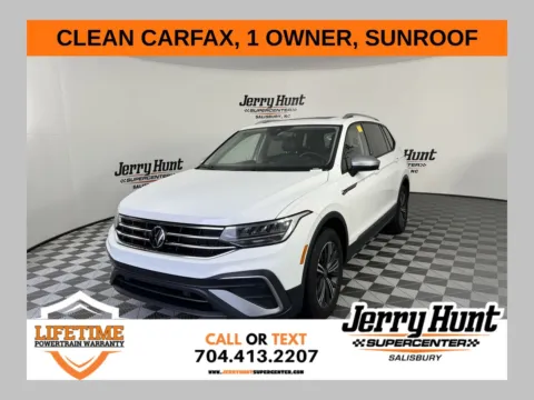 White 2024 Volkswagen Tiguan 2.0T Wolfsburg Edition for sale in Salisbury, NC