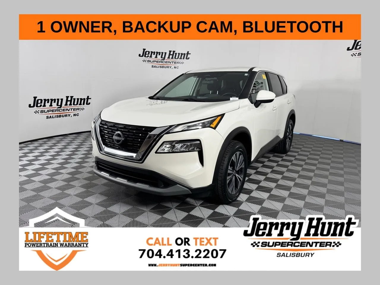 White 2023 Nissan Rogue SV for sale in Salisbury, NC