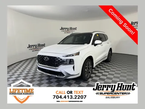 White 2023 Hyundai Santa Fe Calligraphy for sale in Salisbury, NC