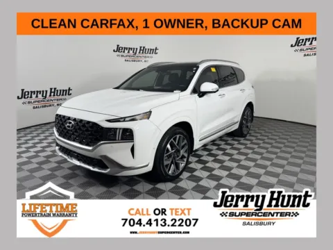 White 2023 Hyundai Santa Fe Calligraphy for sale in Salisbury, NC