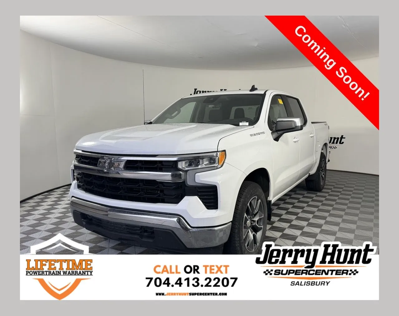 White 2023 Chevrolet Silverado 1500 LT for sale in Salisbury, NC