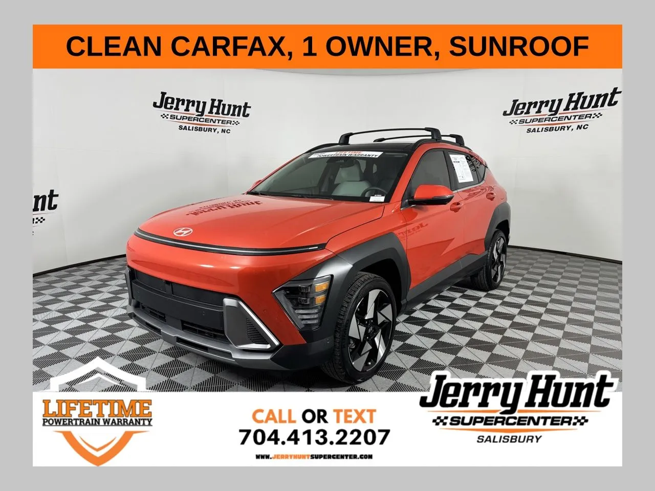 Orange 2025 Hyundai Kona Limited for sale in Salisbury, NC