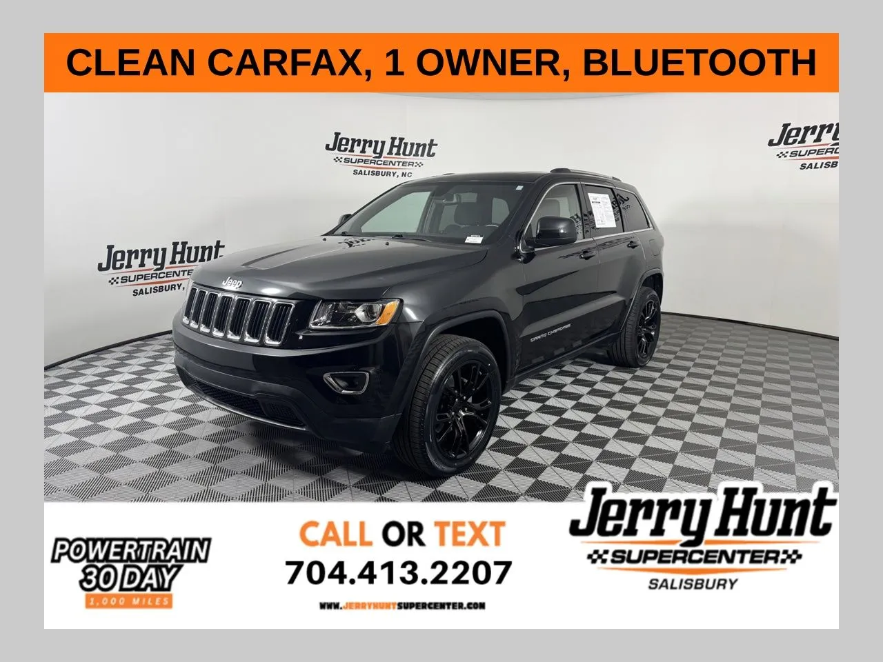 Black 2015 Jeep Grand Cherokee Laredo for sale in Salisbury, NC