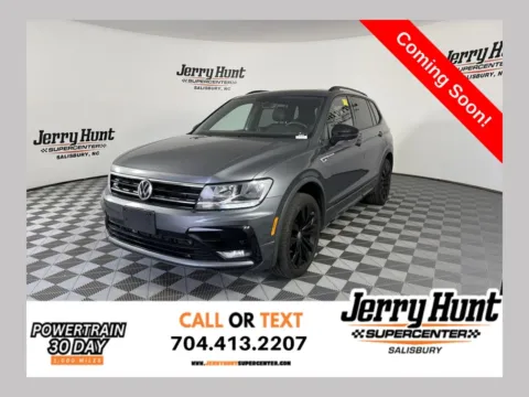 Gray 2021 Volkswagen Tiguan 2.0T SE R-Line Black for sale in Salisbury, NC